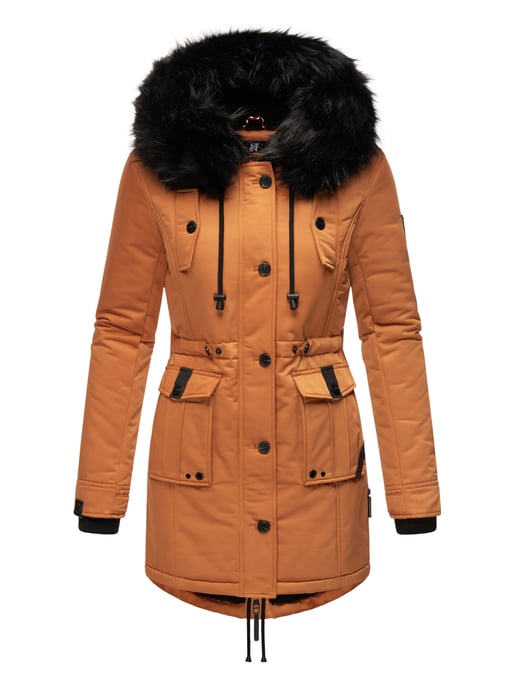 Navahoo Chaqueta de invierno Luluna-Princess para mujer – Cálida, Moderna & Con Forro de Borreguito y Cuello de Pelo Sintético - Image 2