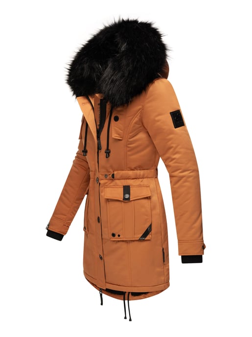 Navahoo Chaqueta de invierno Luluna-Princess para mujer – Cálida, Moderna & Con Forro de Borreguito y Cuello de Pelo Sintético - Image 3