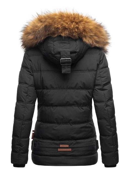 Navahoo Chaqueta de invierno Zoja para mujer – Cálida, Moderna & Con Cuello de Pelo Sintético Desmontable - Image 3