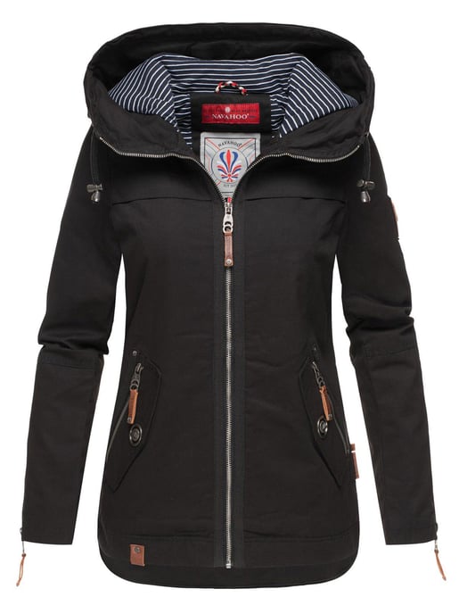 Navahoo Chaqueta de Transición para Mujer Wekoo – Ligera de Algodón con Capucha - Image 1