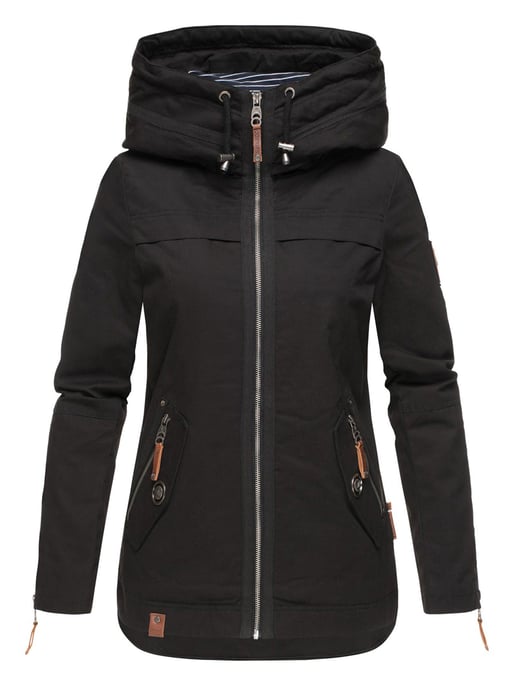 Navahoo Chaqueta de Transición para Mujer Wekoo – Ligera de Algodón con Capucha - Image 2