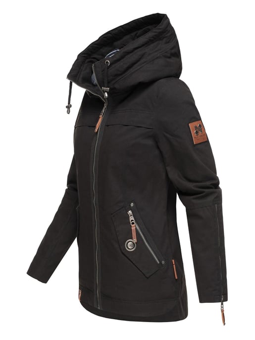 Navahoo Chaqueta de Transición para Mujer Wekoo – Ligera de Algodón con Capucha - Image 3