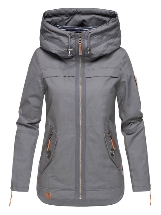 Navahoo Chaqueta de Transición para Mujer Wekoo – Ligera de Algodón con Capucha - Image 2