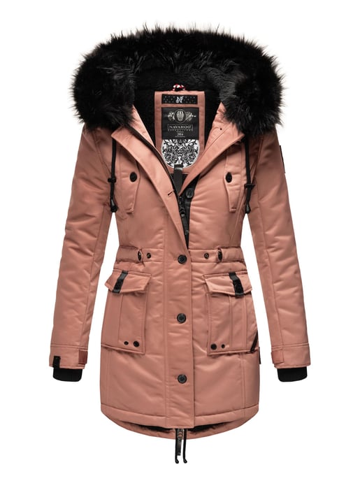 Navahoo Chaqueta de invierno Luluna-Princess para mujer – Cálida, Moderna & Con Forro de Borreguito y Cuello de Pelo Sintético - Image 1