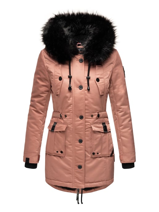 Navahoo Chaqueta de invierno Luluna-Princess para mujer – Cálida, Moderna & Con Forro de Borreguito y Cuello de Pelo Sintético - Image 2