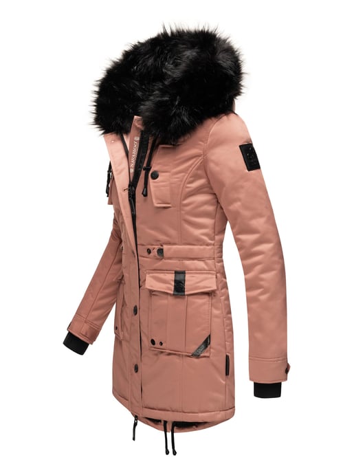 Navahoo Chaqueta de invierno Luluna-Princess para mujer – Cálida, Moderna & Con Forro de Borreguito y Cuello de Pelo Sintético - Image 3