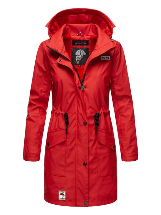 Navahoo Abrigo Impermeable para Mujer Deike – Repelente al Agua con Capucha Desmontable - Image 1