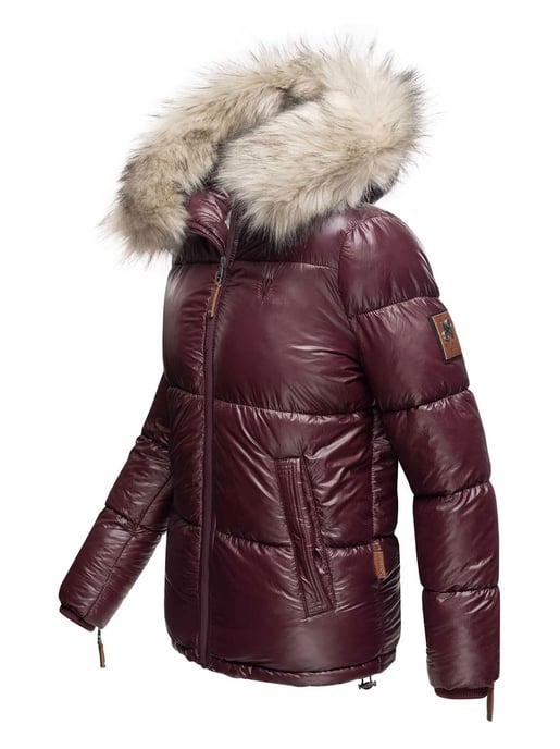 Navahoo Chaqueta de invierno Premium Tikunaa para mujer – Estilo Puffer, Cálida & Con Cuello de Pelo Sintético - Image 2