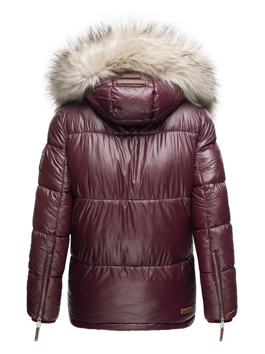 Navahoo Chaqueta de invierno Premium Tikunaa para mujer – Estilo Puffer, Cálida & Con Cuello de Pelo Sintético - Image 3