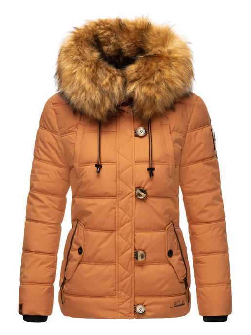 Navahoo Chaqueta de invierno Zoja para mujer – Cálida, Moderna & Con Cuello de Pelo Sintético Desmontable - Image 2