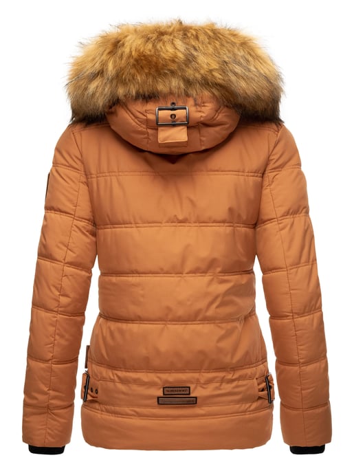Navahoo Chaqueta de invierno Zoja para mujer – Cálida, Moderna & Con Cuello de Pelo Sintético Desmontable - Image 4