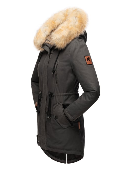 Navahoo Abrigo de Invierno para Mujer Bombi – Colección Premium con Cuello de Pelo Sintético Desmontable - Image 5