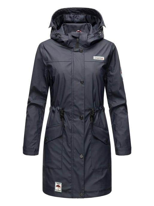 Navahoo Abrigo Impermeable para Mujer Deike – Repelente al Agua con Capucha Desmontable - Image 2