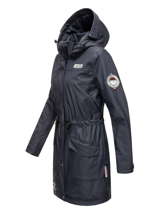 Navahoo Abrigo Impermeable para Mujer Deike – Repelente al Agua con Capucha Desmontable - Image 3