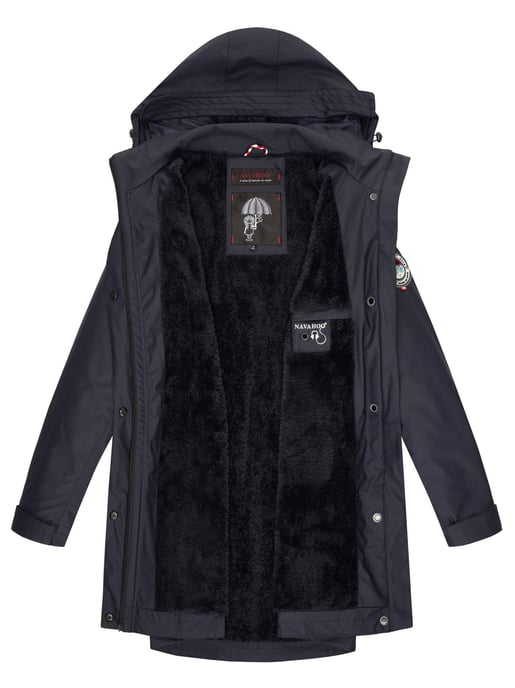 Navahoo Abrigo Impermeable para Mujer Deike – Repelente al Agua con Capucha Desmontable - Image 6