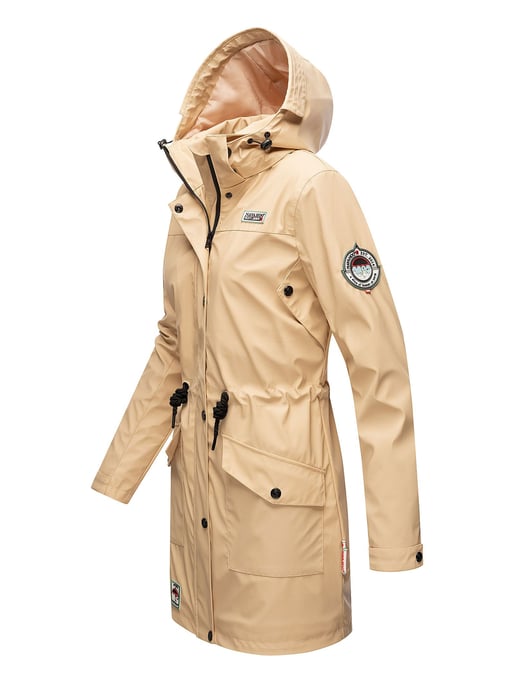 Navahoo Abrigo Impermeable para Mujer Deike – Repelente al Agua con Capucha Desmontable - Image 3