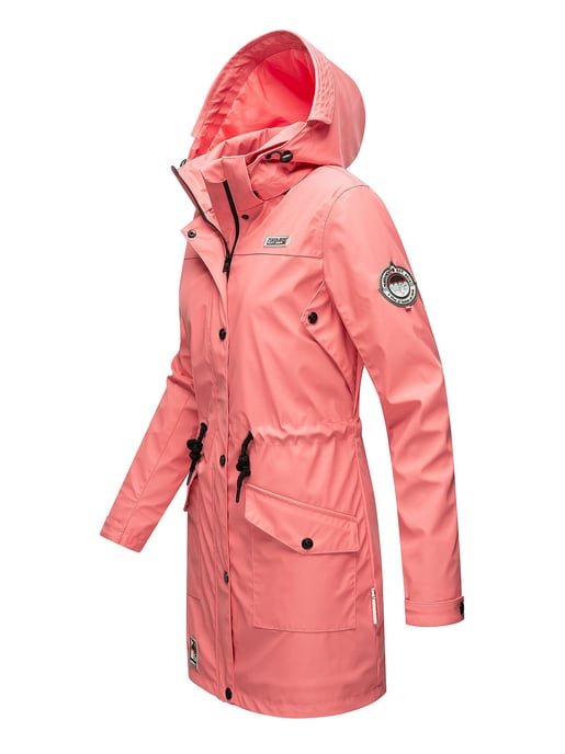 Navahoo Abrigo Impermeable para Mujer Deike – Repelente al Agua con Capucha Desmontable - Image 3