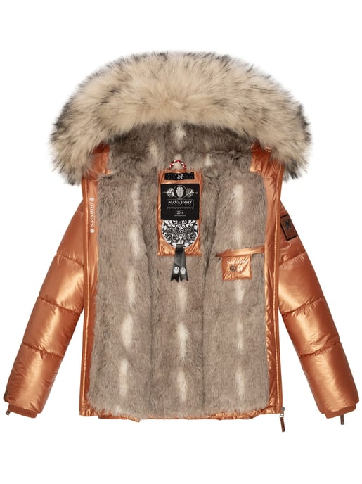 Navahoo Chaqueta de invierno Premium Tikunaa para mujer – Estilo Puffer, Cálida & Con Cuello de Pelo Sintético - Image 6