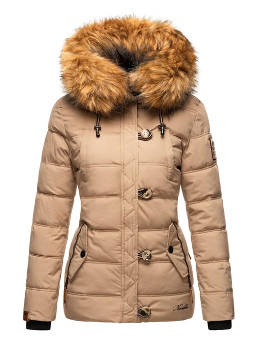 Navahoo Chaqueta de invierno Zoja para mujer – Cálida, Moderna & Con Cuello de Pelo Sintético Desmontable - Image 2