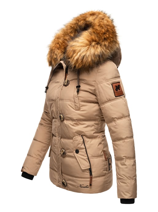 Navahoo Chaqueta de invierno Zoja para mujer – Cálida, Moderna & Con Cuello de Pelo Sintético Desmontable - Image 3