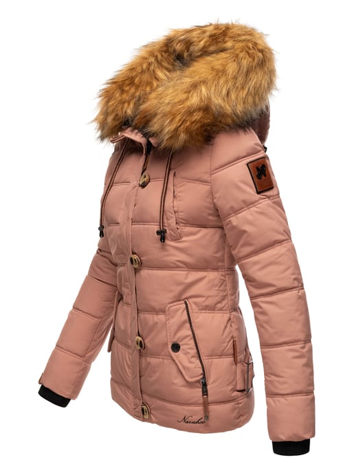 Navahoo Chaqueta de invierno Zoja para mujer – Cálida, Moderna & Con Cuello de Pelo Sintético Desmontable - Image 3
