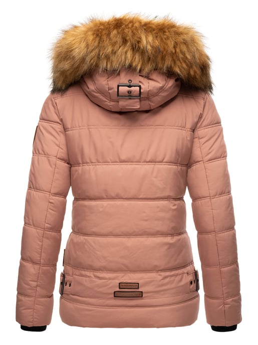 Navahoo Chaqueta de invierno Zoja para mujer – Cálida, Moderna & Con Cuello de Pelo Sintético Desmontable - Image 4