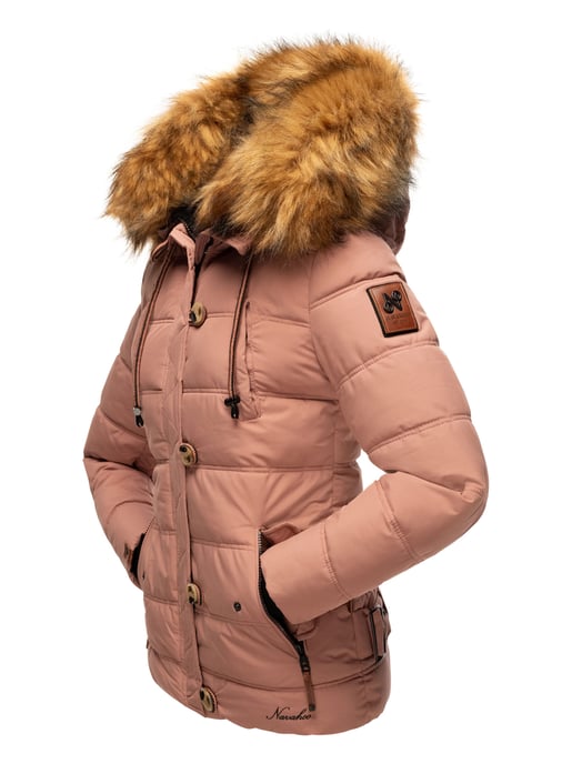 Navahoo Chaqueta de invierno Zoja para mujer – Cálida, Moderna & Con Cuello de Pelo Sintético Desmontable - Image 5