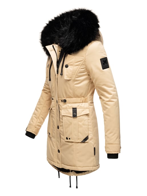Navahoo Chaqueta de invierno Luluna-Princess para mujer – Cálida, Moderna & Con Forro de Borreguito y Cuello de Pelo Sintético - Image 3