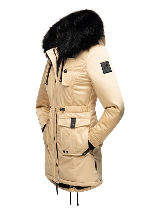 Navahoo Chaqueta de invierno Luluna-Princess para mujer – Cálida, Moderna & Con Forro de Borreguito y Cuello de Pelo Sintético - Image 5