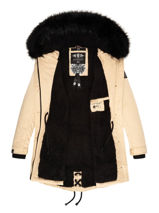 Navahoo Chaqueta de invierno Luluna-Princess para mujer – Cálida, Moderna & Con Forro de Borreguito y Cuello de Pelo Sintético - Image 6