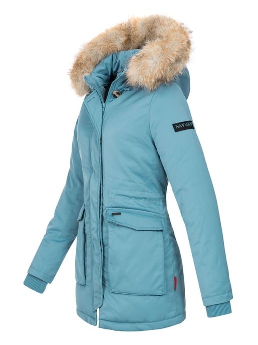 Navahoo Abrigo de Invierno Mujer Schneeengel – Cálido, Repelente al Agua & Con Cuello de Pelo Desmontable - Image 2