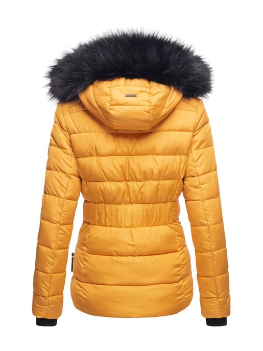 Navahoo Chaqueta acolchada Zuckerbiene para mujer – Cálida, Moderna & Con Forro de Borreguito y Capucha - Image 3