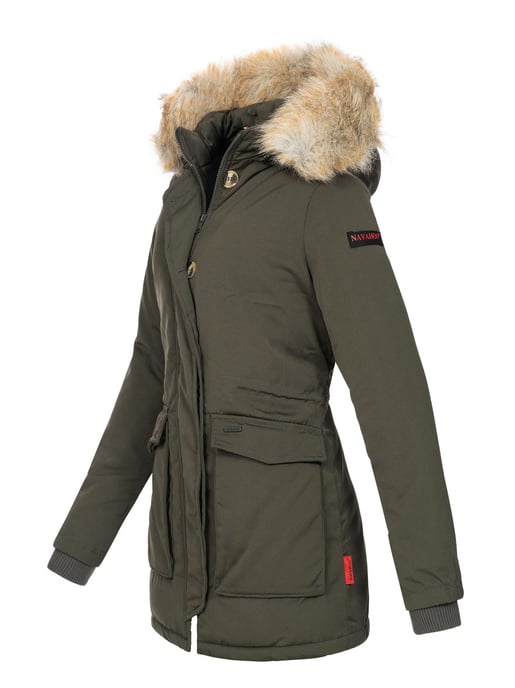 Navahoo Abrigo de Invierno Mujer Schneeengel – Cálido, Repelente al Agua & Con Cuello de Pelo Desmontable - Image 2