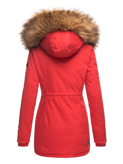 Navahoo Chaqueta de invierno Schneeengel Princess para mujer – Clásica, Cálida & Con Cuello de Pelo Sintético Desmontable - Image 3