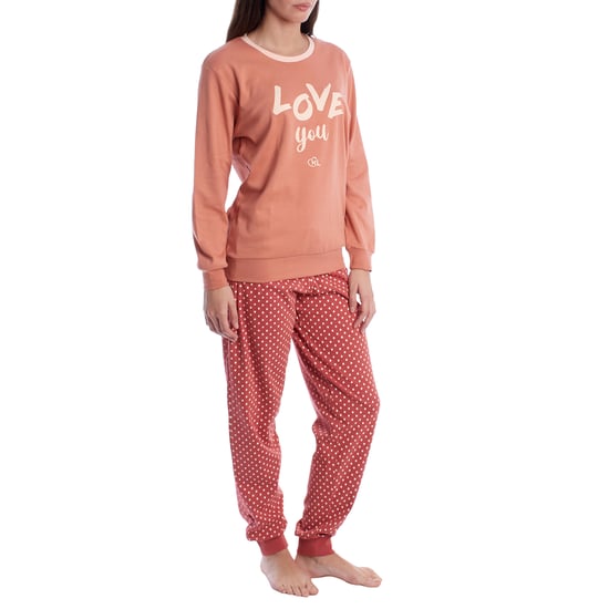 Pijama Mujer Algodón de Manga Larga KLP1 - Image 3