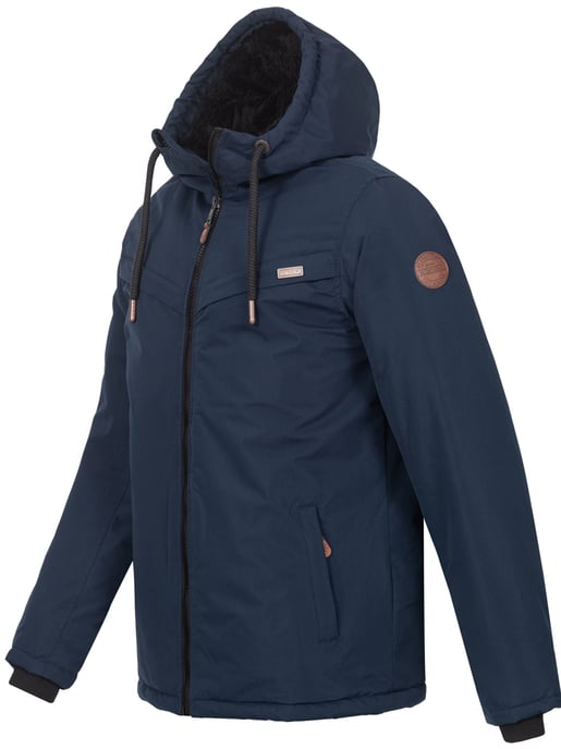 Chaqueta de invierno para hombre Alessandro Salvarini AS-331 con forro de borreguito y capucha - Image 3