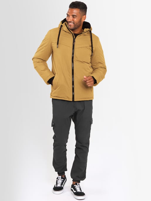 Chaqueta de invierno para hombre Alessandro Salvarini AS-331 con forro de borreguito y capucha - Image 6
