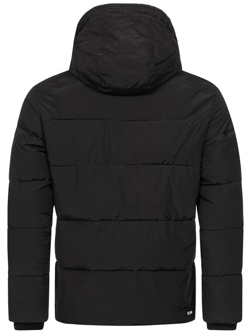 Chaqueta acolchada de invierno para hombre Alessandro Salvarini AS-334 con capucha forrada - Image 5