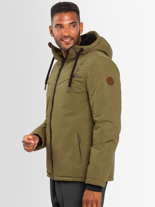Chaqueta de invierno para hombre Alessandro Salvarini AS-331 con forro de borreguito y capucha - Image 6