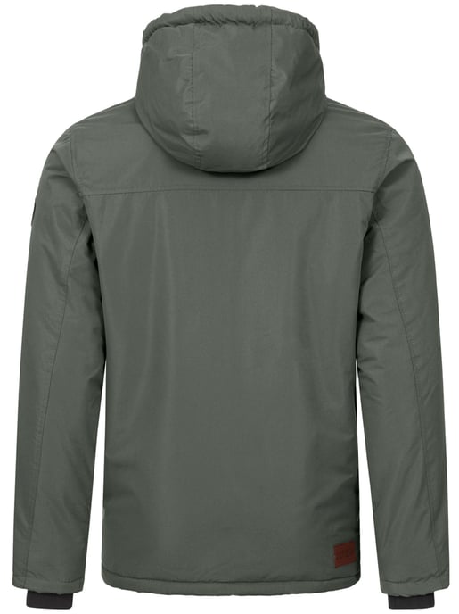 Chaqueta de invierno para hombre Alessandro Salvarini AS-331 con forro de borreguito y capucha - Image 4