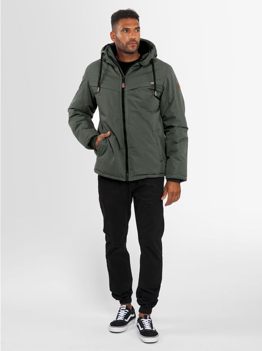 Chaqueta de invierno para hombre Alessandro Salvarini AS-331 con forro de borreguito y capucha - Image 6