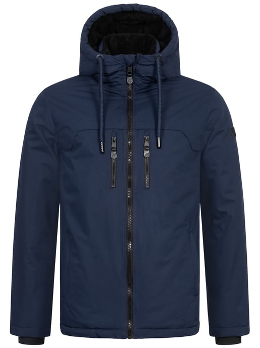 Chaqueta de invierno para hombre Alessandro Salvarini AS-332 con forro de borreguito y capucha - Image 2