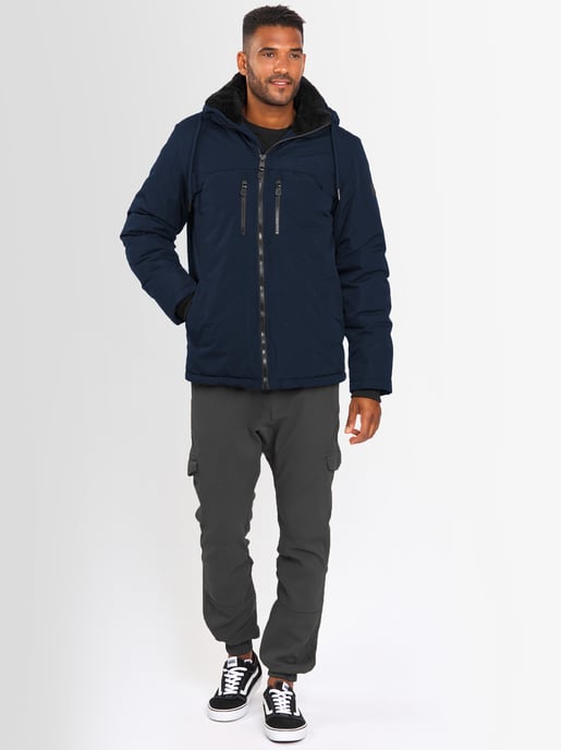 Chaqueta de invierno para hombre Alessandro Salvarini AS-332 con forro de borreguito y capucha - Image 6