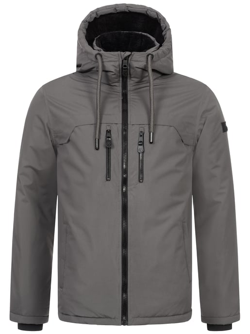 Chaqueta de invierno para hombre Alessandro Salvarini AS-332 con forro de borreguito y capucha - Image 2