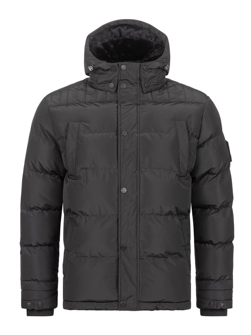 Chaqueta de invierno para hombre Alessandro Salvarini AS-326 con forro de borreguito y capucha extraíble - Image 3