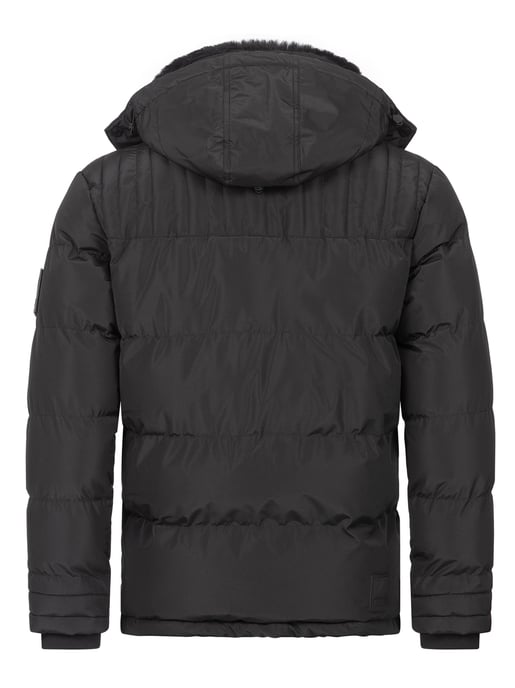 Chaqueta de invierno para hombre Alessandro Salvarini AS-326 con forro de borreguito y capucha extraíble - Image 5