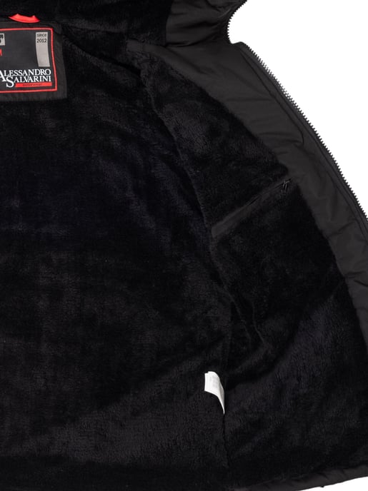 Chaqueta de invierno para hombre Alessandro Salvarini AS-331 con forro de borreguito y capucha - Image 5
