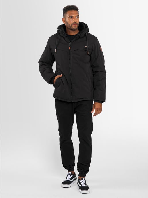 Chaqueta de invierno para hombre Alessandro Salvarini AS-331 con forro de borreguito y capucha - Image 6