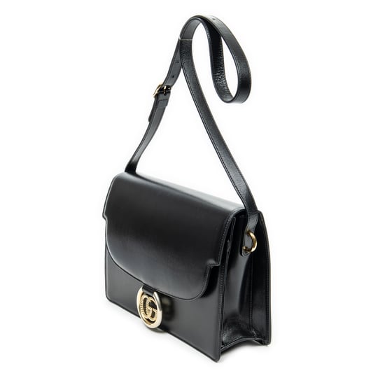 Gucci Medium Torchon GG Ring Bag en Negro Piel de becerro - Image 2