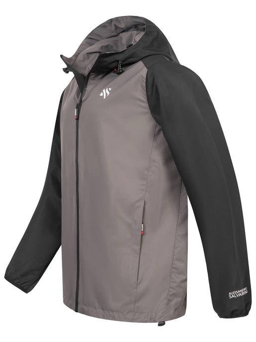 Chaqueta impermeable para hombre A. Salvarini AS-322 ligera y repelente al agua - Image 3
